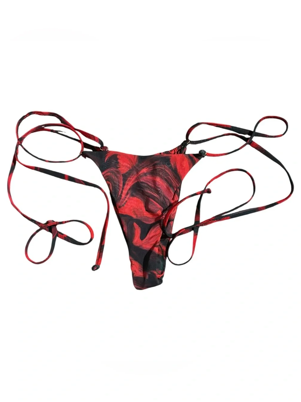 Gonza Bikini Bottom Lia Red Black - Picture 3 of 4